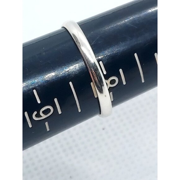 Sterling Silver Malachite Ring 8.25 - Picture 3 of 3